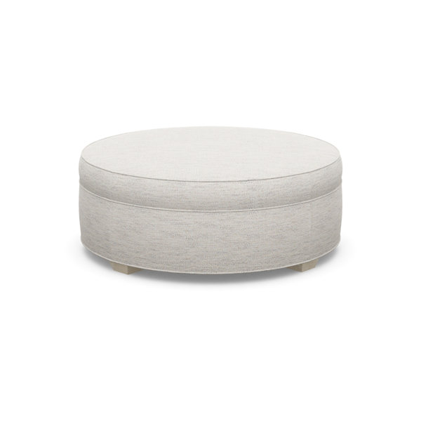 Paul Robert 48" Wide Round Cocktail Ottoman | Perigold